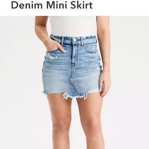 American Eagle stretch denim skirt